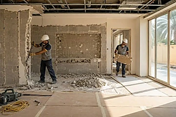 Demolition alternate service view