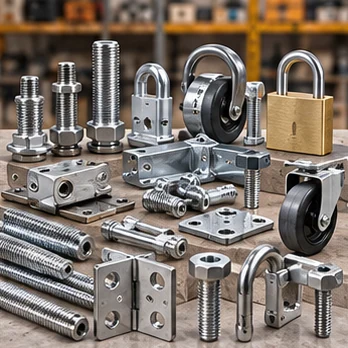 hardware items — illustrative product photograph