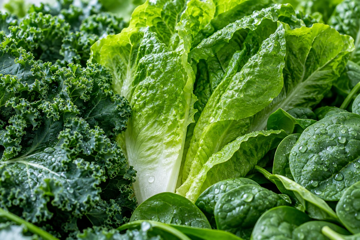 Fresh leafy vegetables