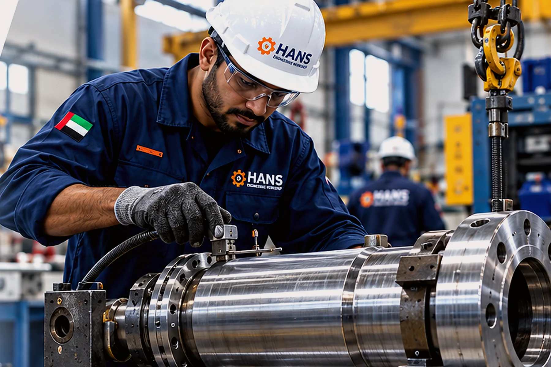Hydraulic shaft and cylinder repair