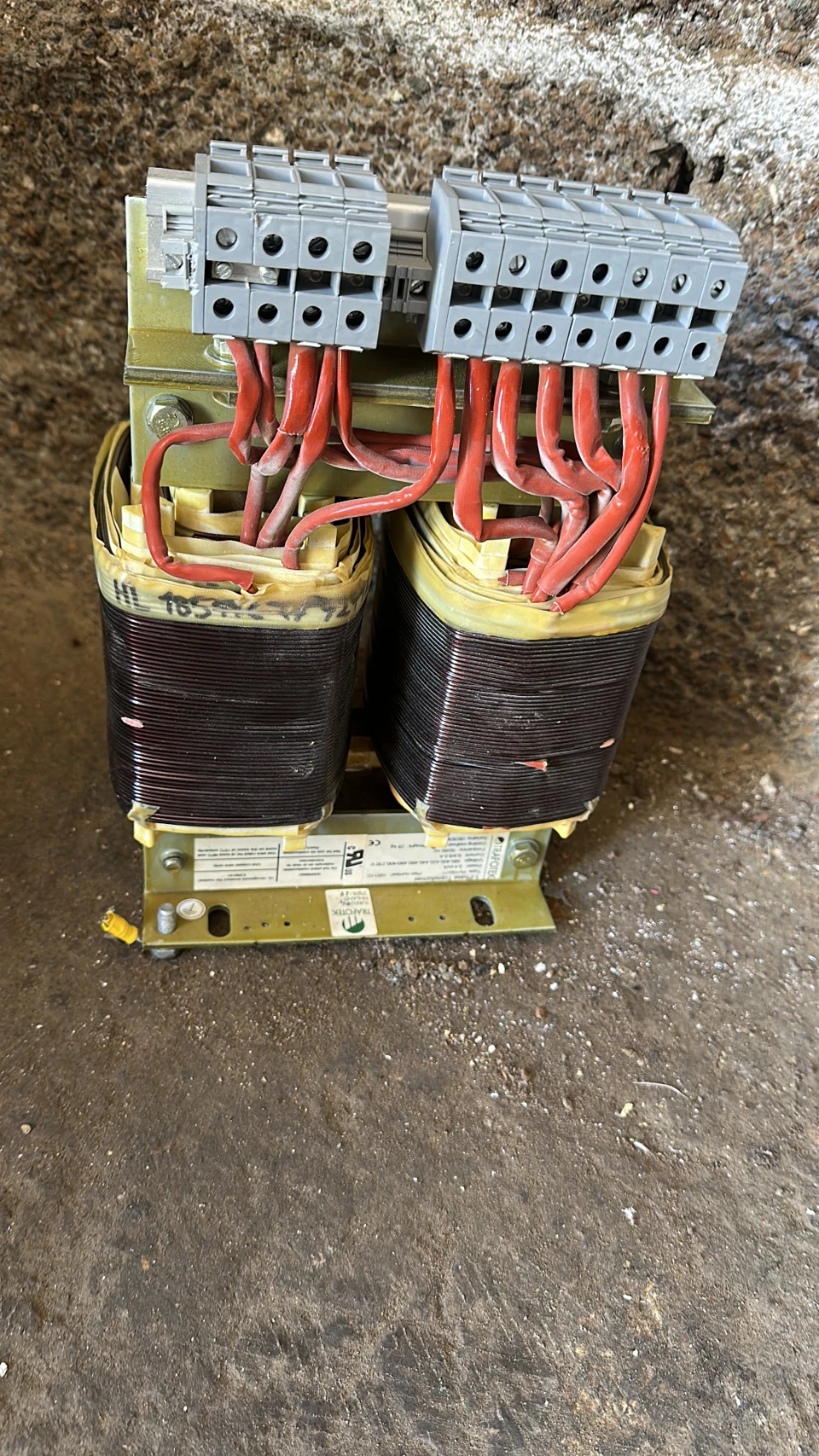 Client photograph of industrial electrical equipment