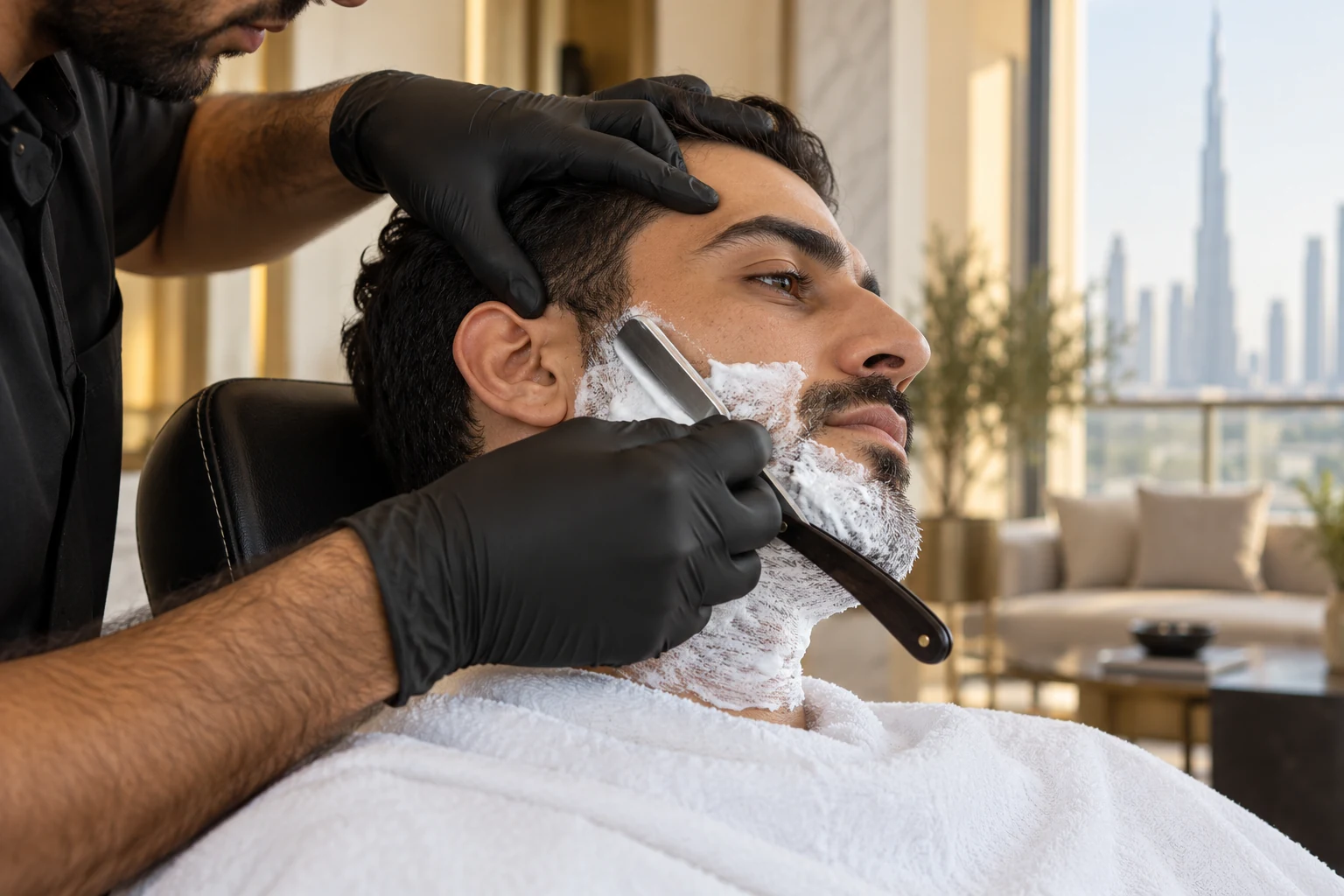 Shaving representative home service