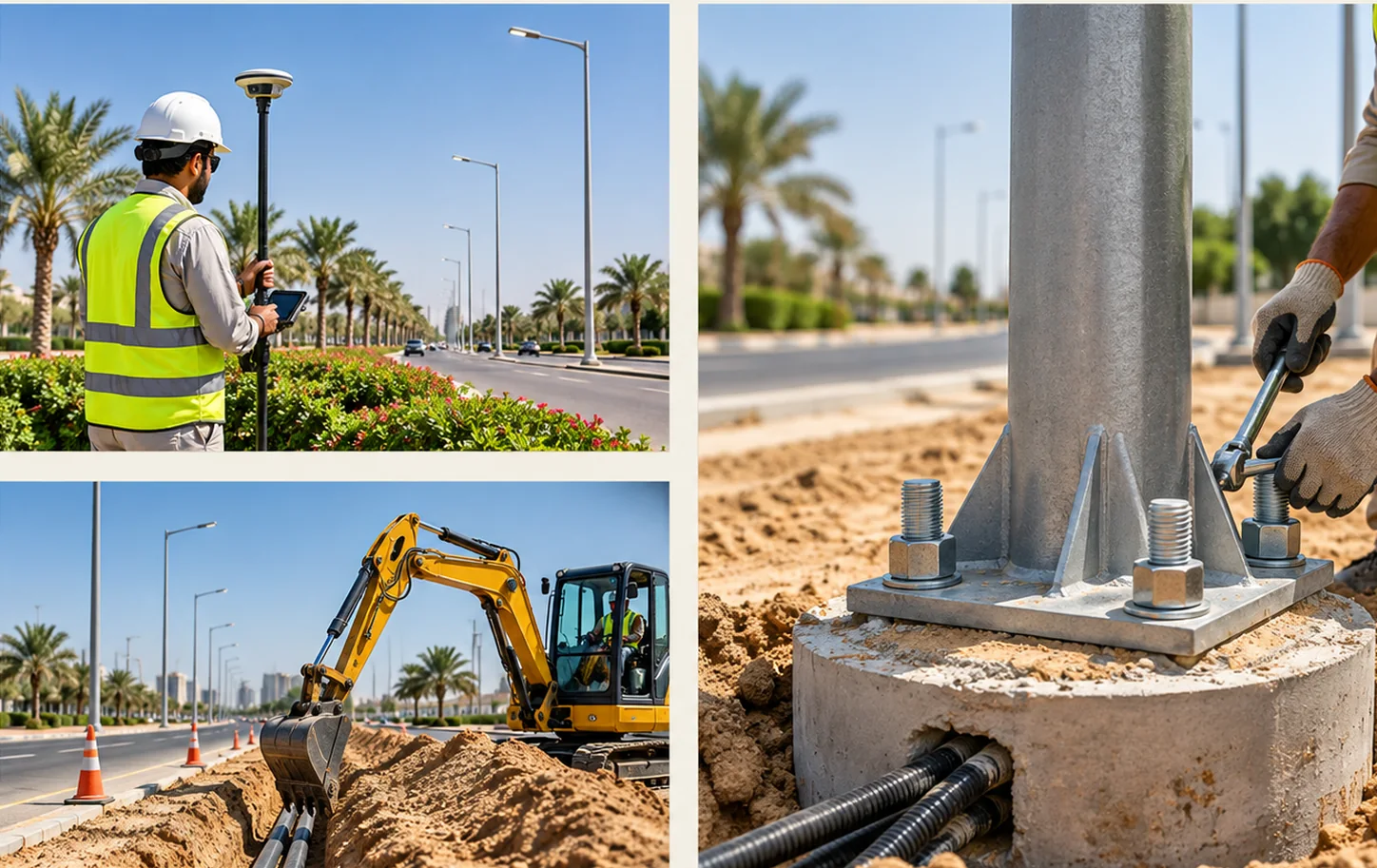 Street lighting works overview